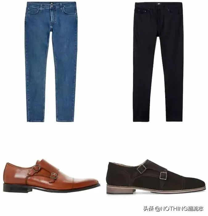 男人穿白色牛仔裤配什么鞋子好看,男士穿呢子大衣牛仔裤配什么鞋子