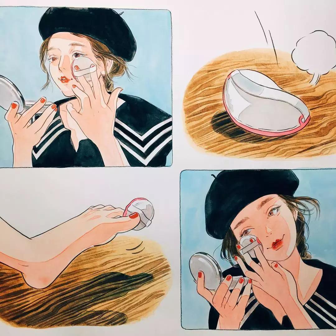 不务正业、跳钢管舞的她靠画羞羞画撩到46万粉丝,画作撩性格酷