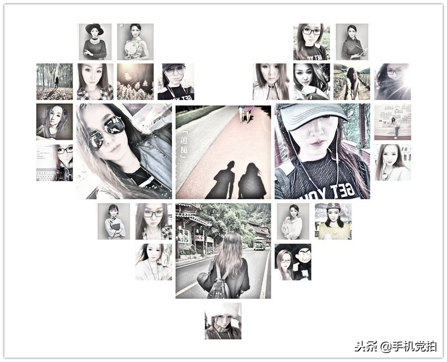 怎么把很多照片拼成一个心,想把几张照片合成一张怎么操作