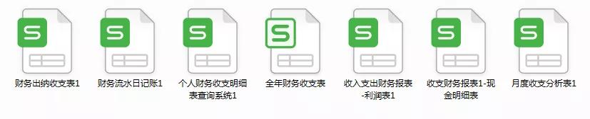 财务收支记账明细表解读,财务汇总表格模板图片