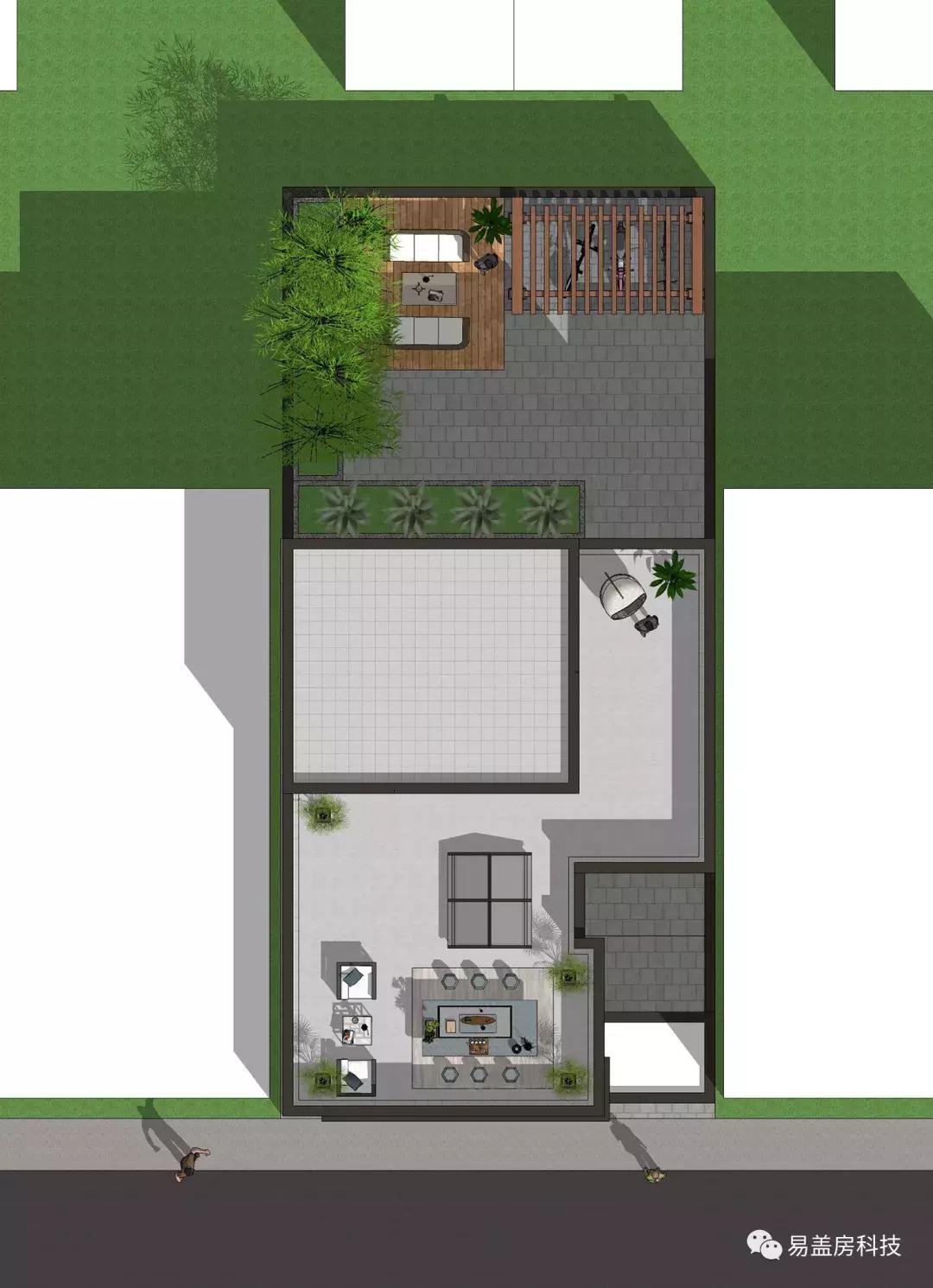 农村临街房子客厅怎么设计,农村临街小院墙设计