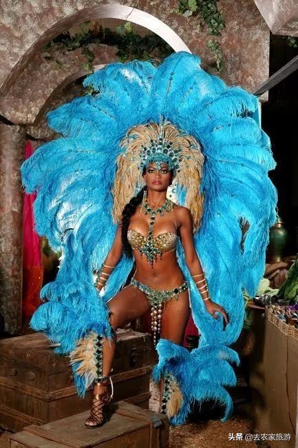 真实的巴西狂欢节,巴西惊艳沙滩狂欢节