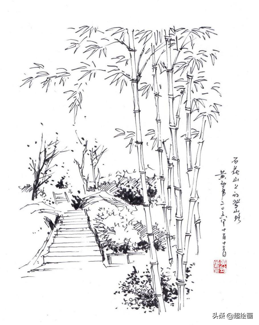 十大顶级钢笔画速写,钢笔速写100幅图片