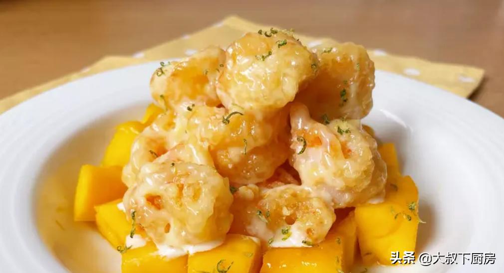 芒果虾球用芒果酱做可以么,芒果虾简单做法