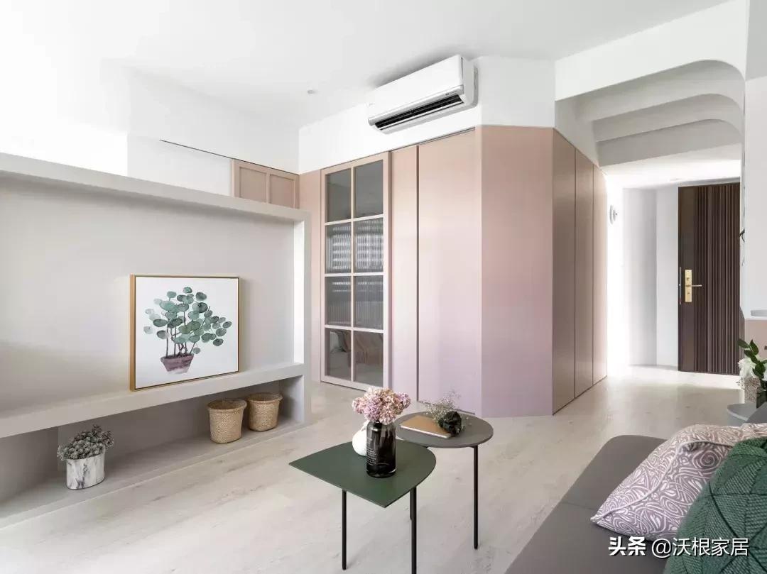 法式原木风家居案例,家居北欧风装修效果图