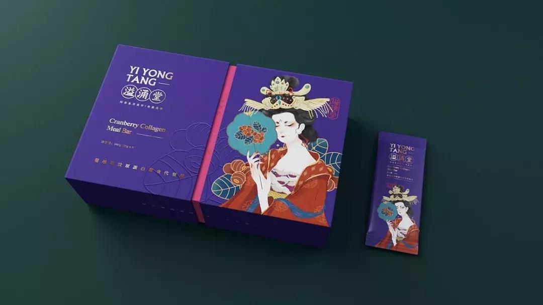 食品包装设计插画风,包装设计中国风元素