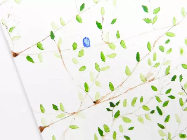 用吸管吹成的水彩画,吸管笔水彩画教程