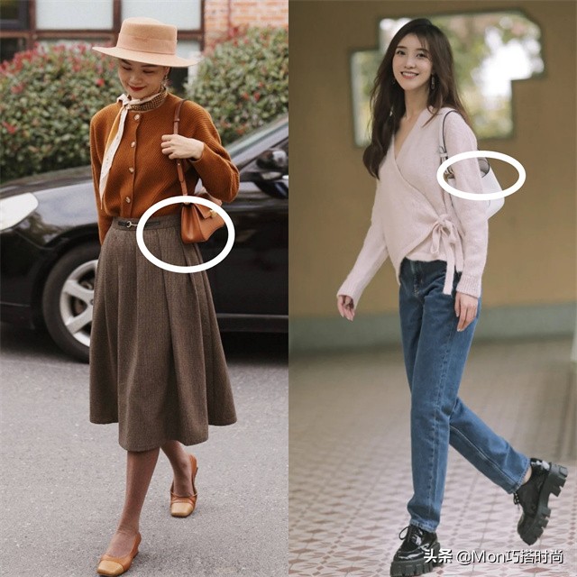 时尚百搭复古小众腋下包,果然包包