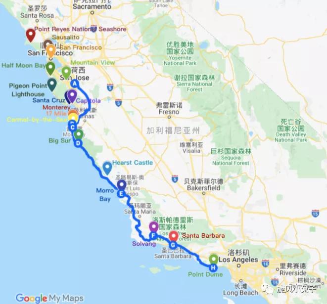 加州沿海1号公路,加州沿海一号公路一日游推荐