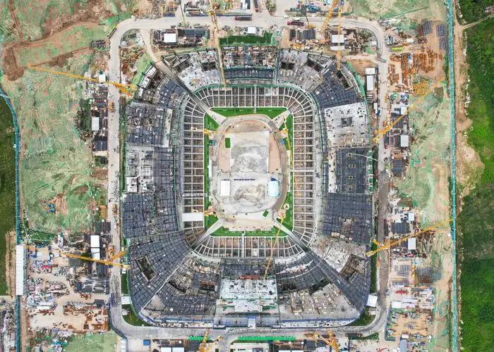 西安国际足球中心周边配套及规划,西安国际足球中心承建单位