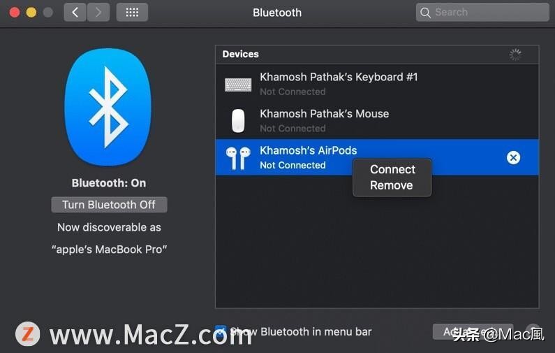 airpodspro连接macbook,airpods为什么连接不上mac