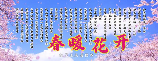 《汉呈王天喜榜书》字体发布