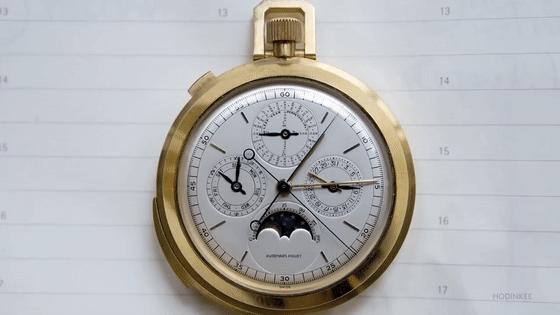 百达翡丽顶级古董黄金表,百达翡丽宝珀villeret系列