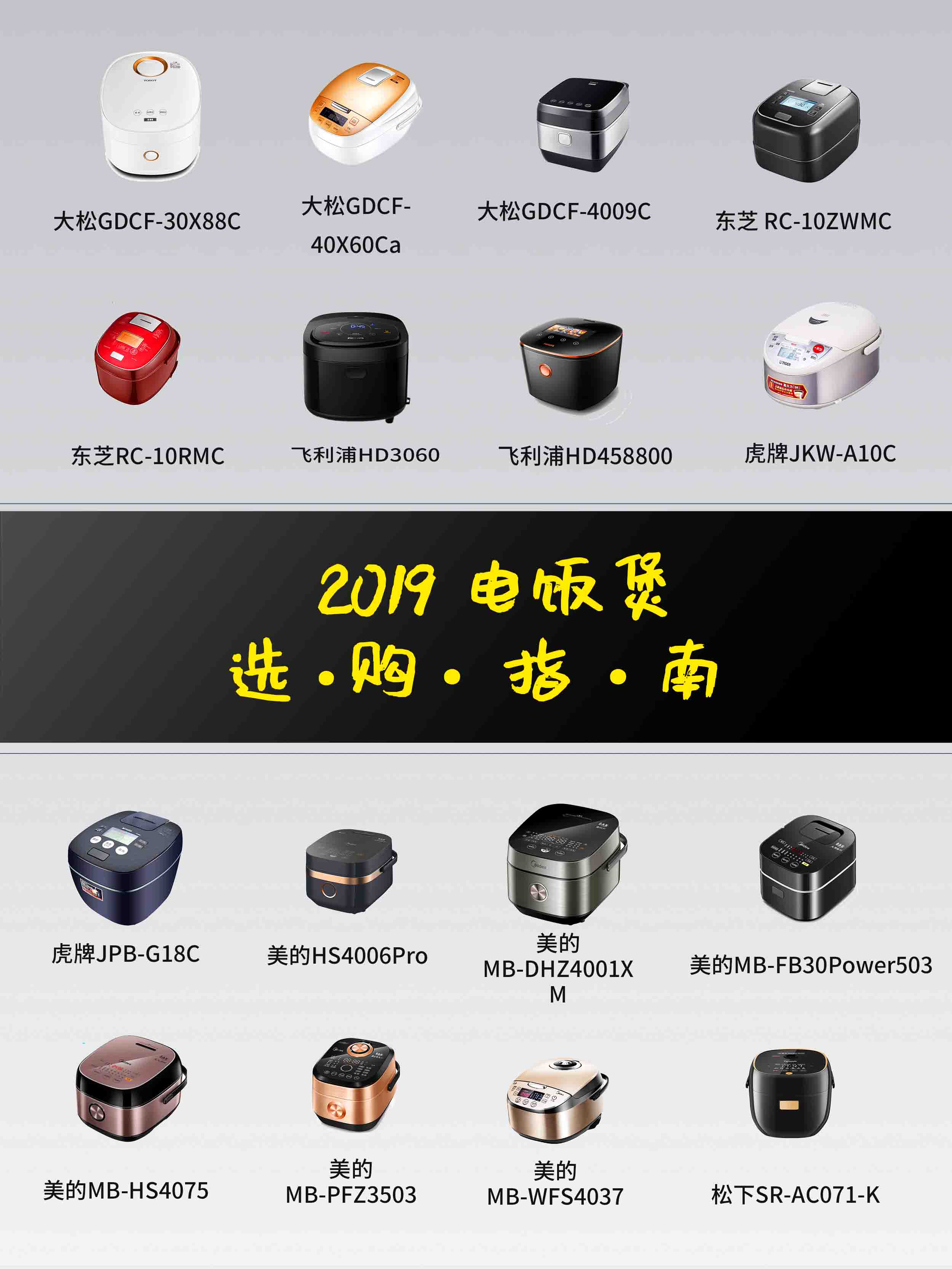 电饭煲与高压锅选购哪个好,小家电选购之电饭煲篇