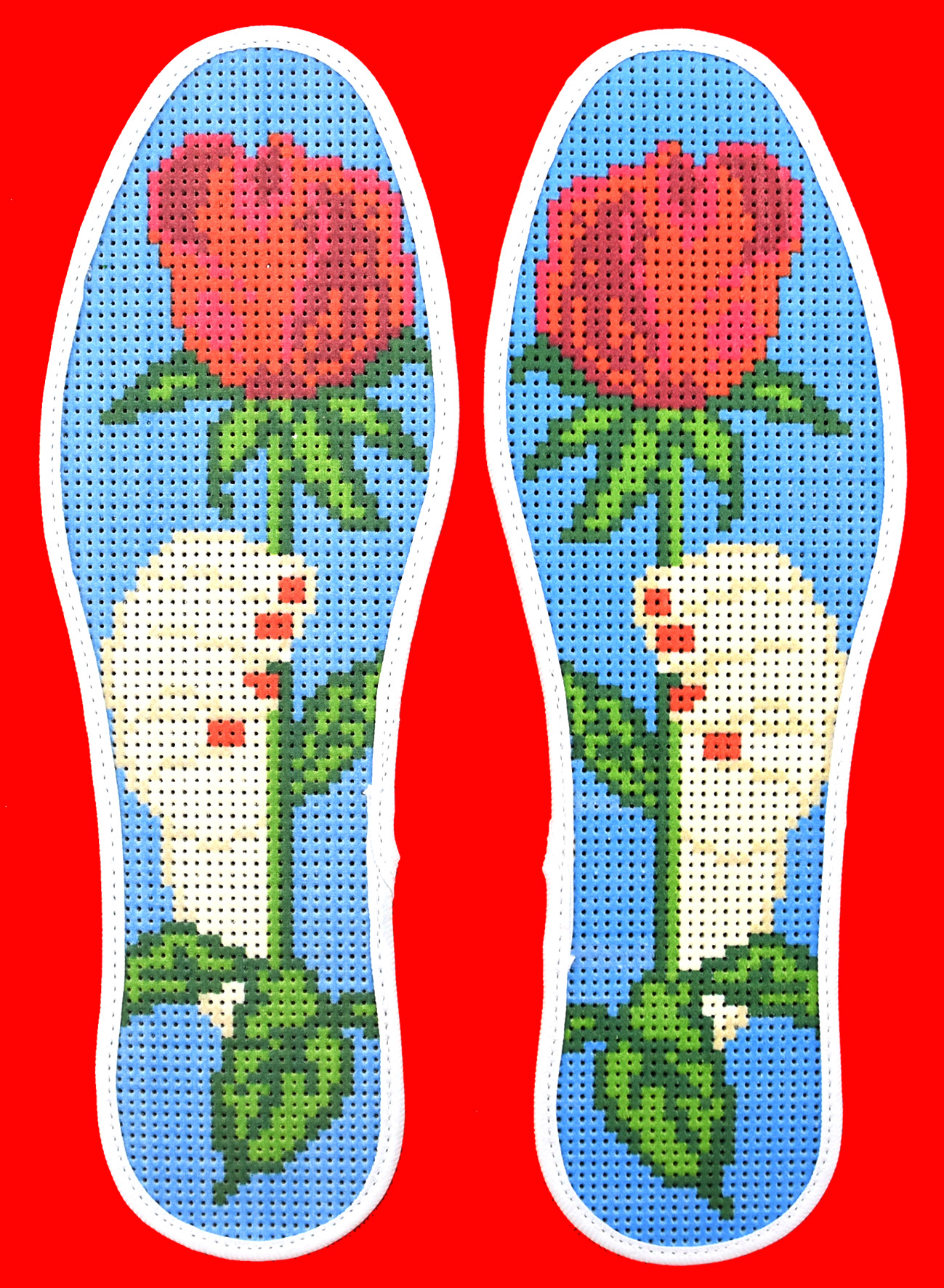 少见的手工鞋垫,手工鞋垫花样清晰图