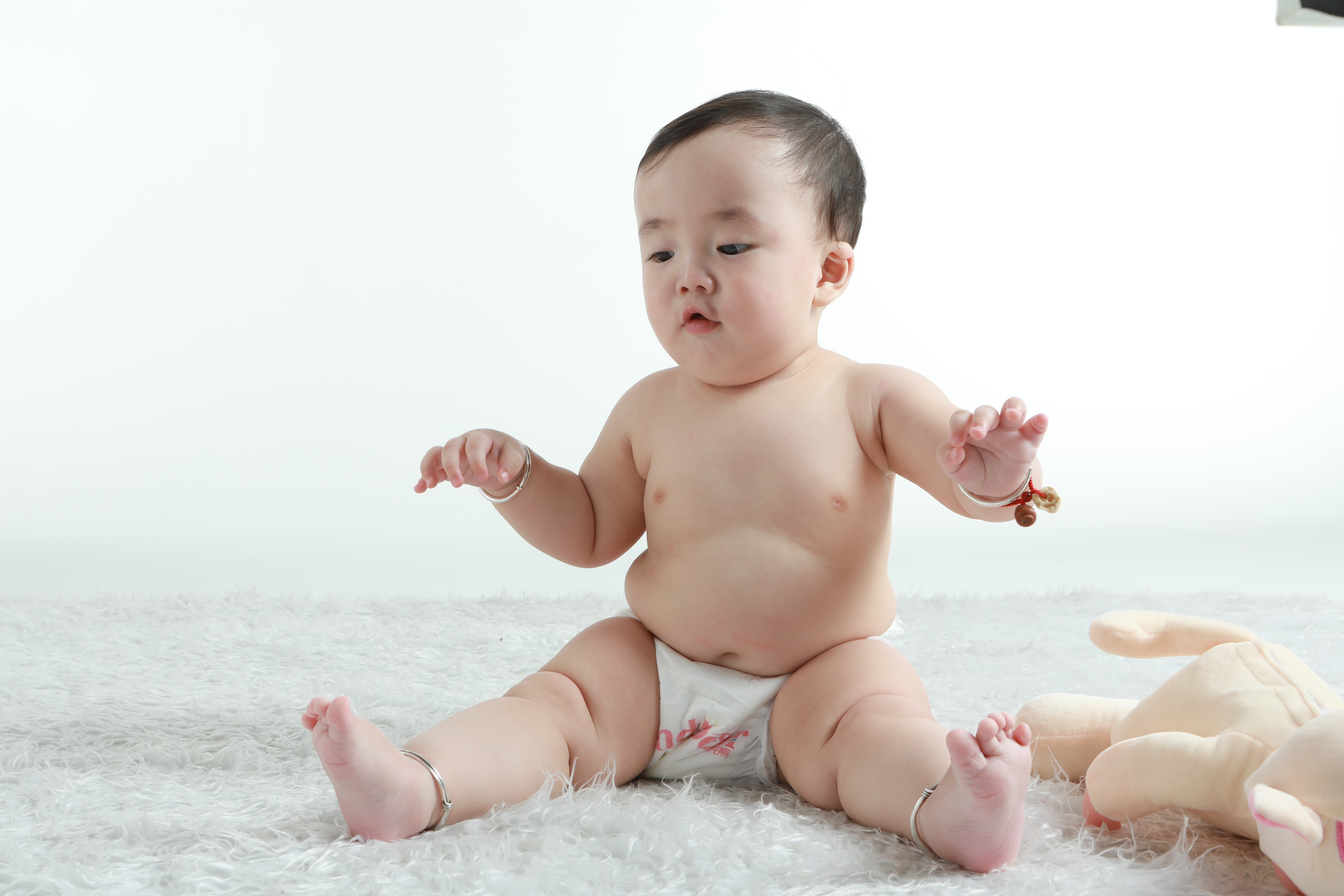 米兜宝宝成长过程,米兜熊纸尿裤红屁股吗