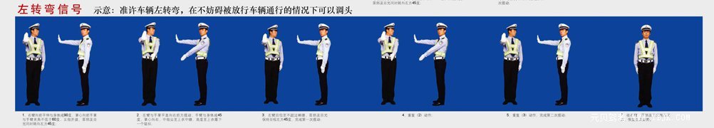 科目四交警手势题目全集,科目四交警手势顺口溜