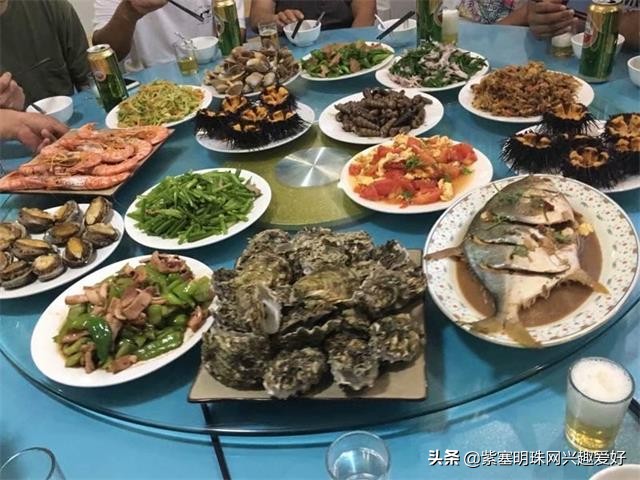 长岛月牙湾渔家乐,享受长岛的夏日与海风