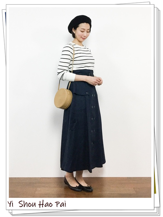 风衣半身裙中长款秋冬穿搭,风衣半裙同系列