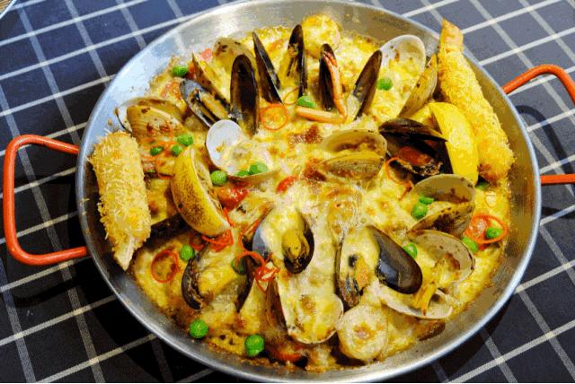 吃在济南｜超大大大号西班牙海鲜饭，海鲜比饭多！不服来战