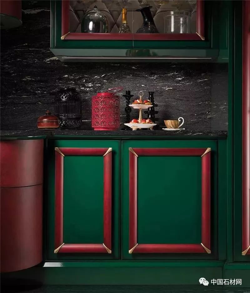 大理石设计厨房,厨房大理石极简风格