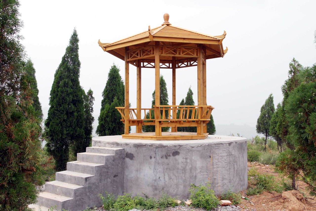 古建六角凉亭木结构图解,六角凉亭木结构