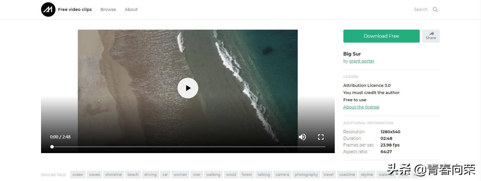 无版权全免费10个视频素材网站,无版权全免费10个短视频素材网站