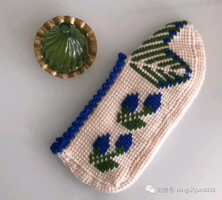 波西米亚风手工编织鞋子,针织作品50款