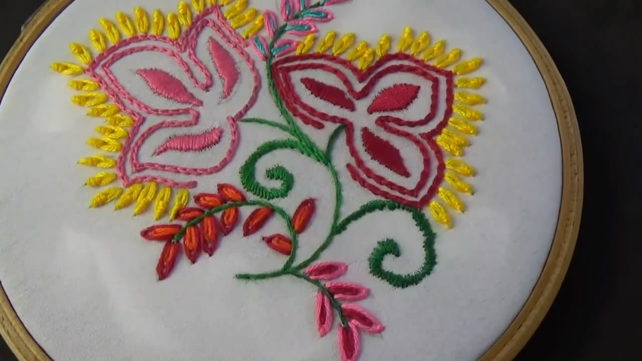 绣花的入门基本方法,如何绣花简单又好学