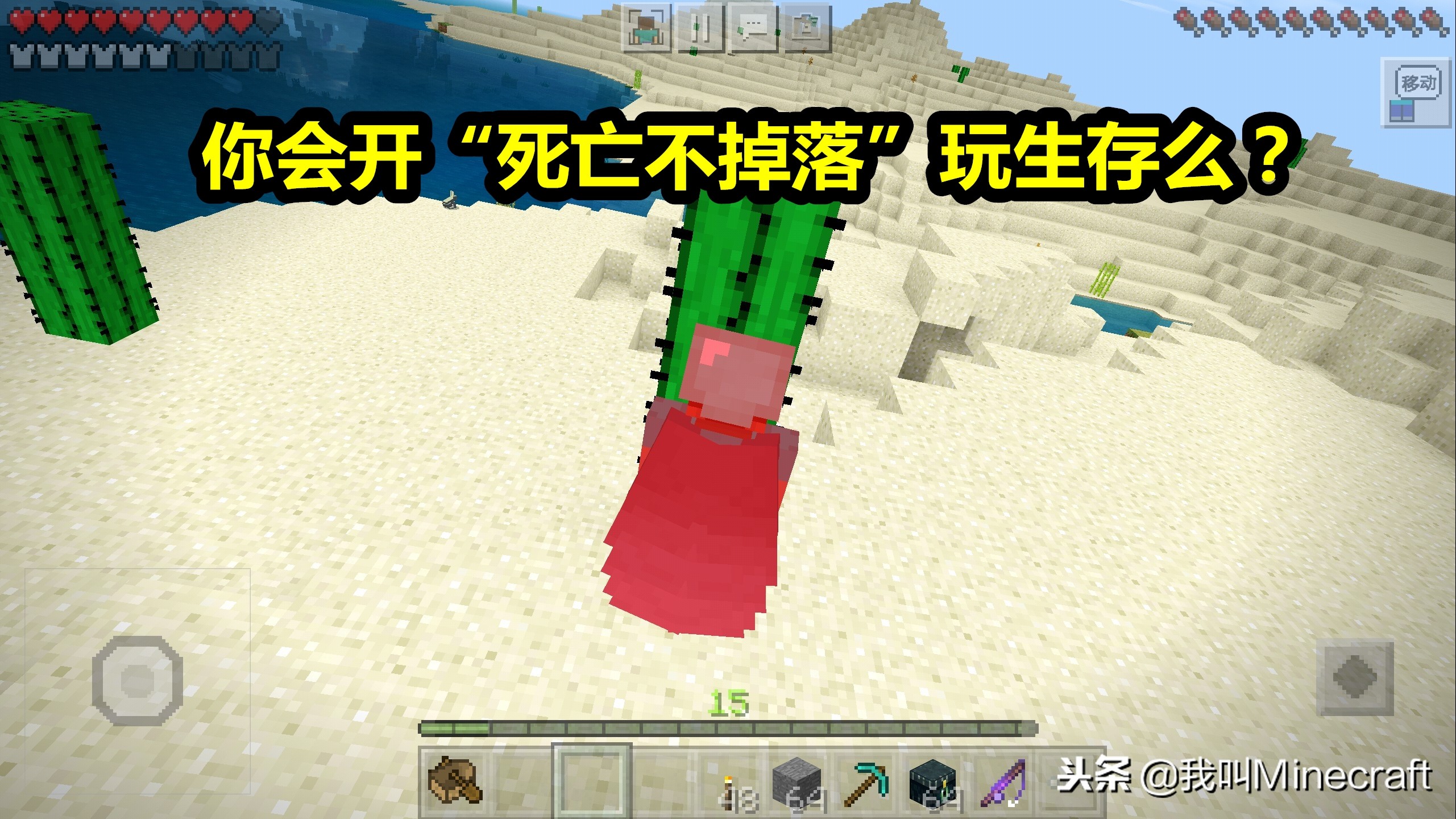 我的世界：不小心死了，5分钟物品消失！距离很远你该怎么办？