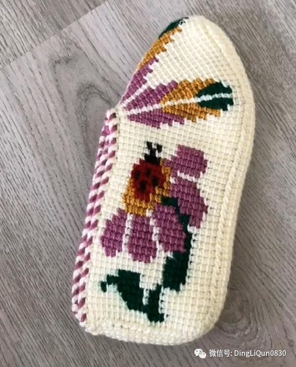 波西米亚风手工编织鞋子,针织作品50款