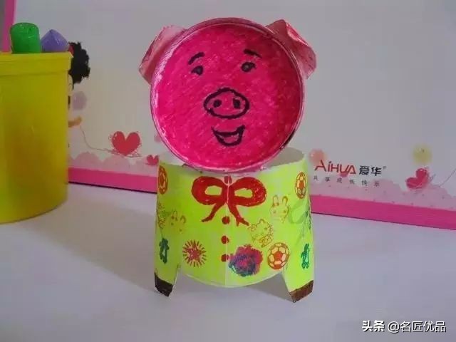 用两个纸杯手工制作纸杯娃娃,用纸杯做的纸杯手工