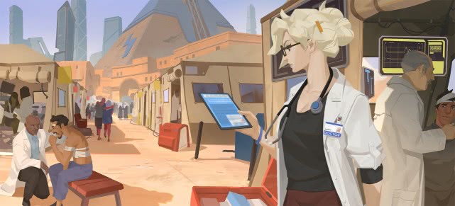 守望先锋女武神短篇,守望先锋天使女武神