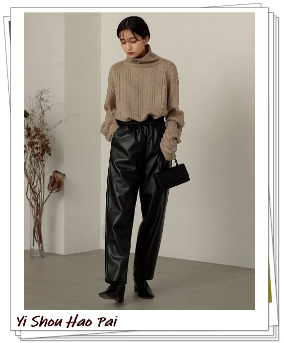 冬季皮裤怎么搭配好看,今年的皮裤怎么搭配最流行