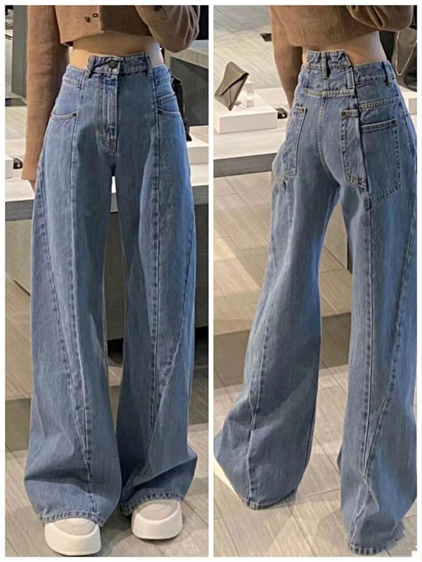 黑色大衣牛仔裤穿搭高级感经典款,修身牛仔裤配大衣的最佳搭配