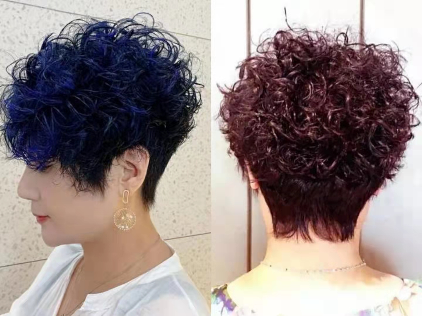 短发烫了以后像大妈该怎么补救,50岁大妈短发盘头越简单越好