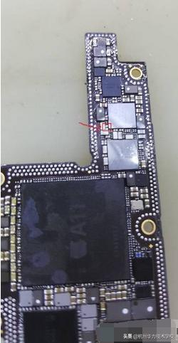 苹果x主板大电流维修南宁,手机维修苹果x没信号