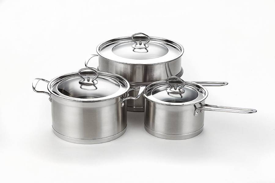 不锈钢锅使用前清洗,不能用钢丝球的锅怎么洗干净