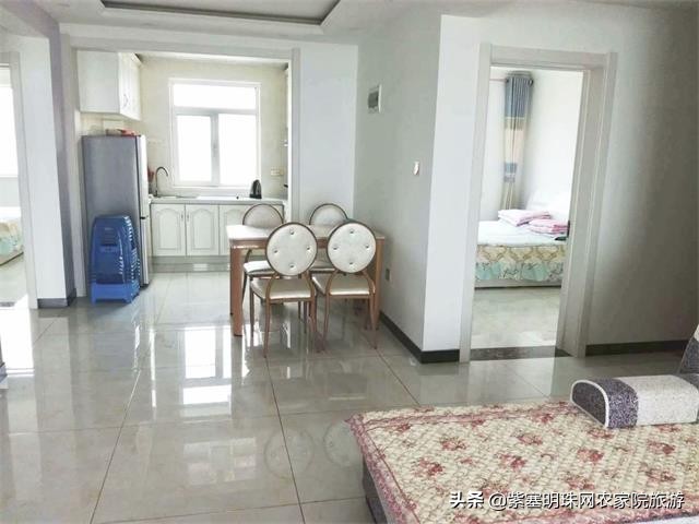 辽宁东戴河lijie海景公寓出门就是海,这里海滩大,水质清澈