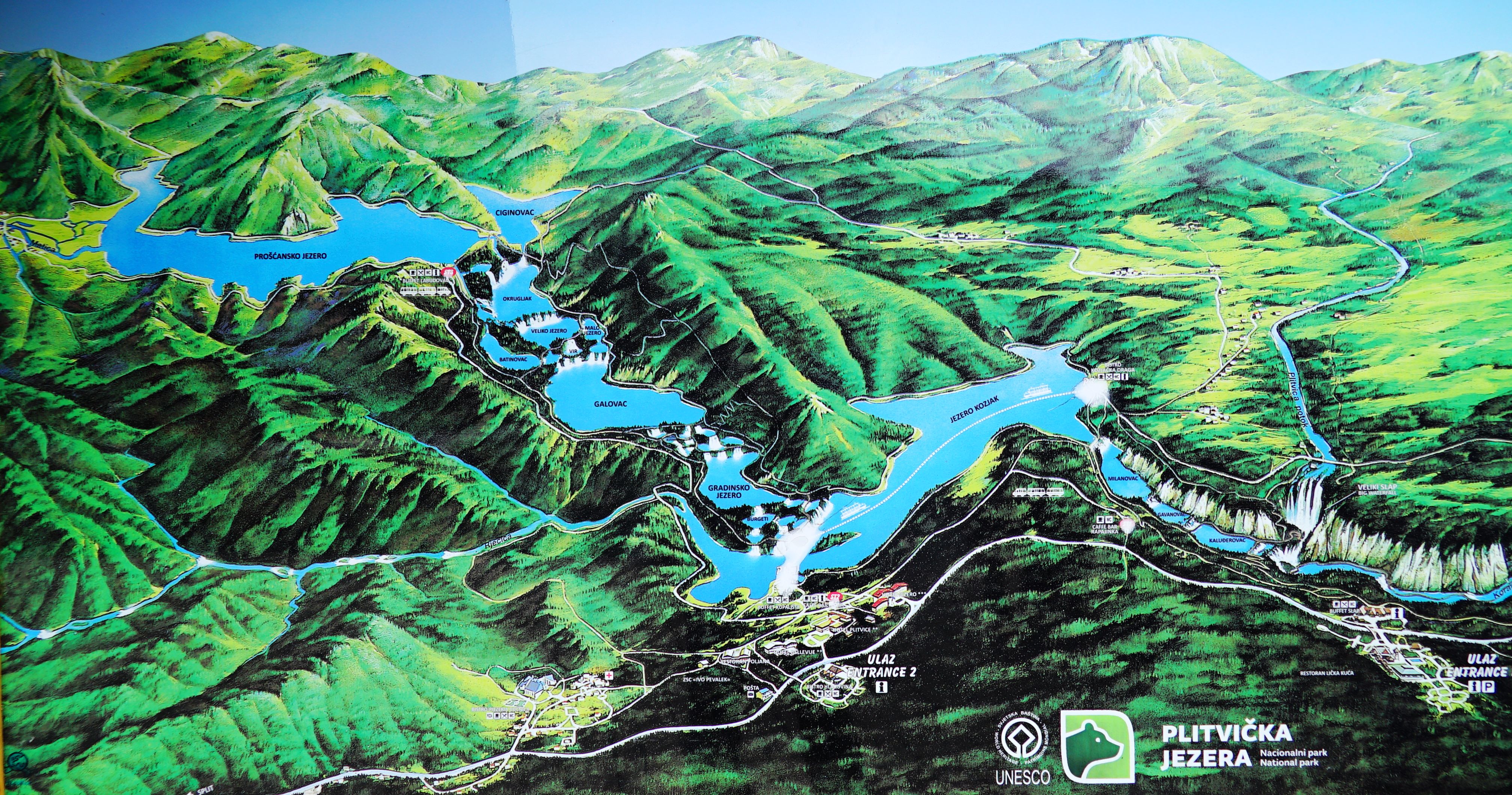 克罗地亚十六湖国家公园,克罗地亚十六湖仙境