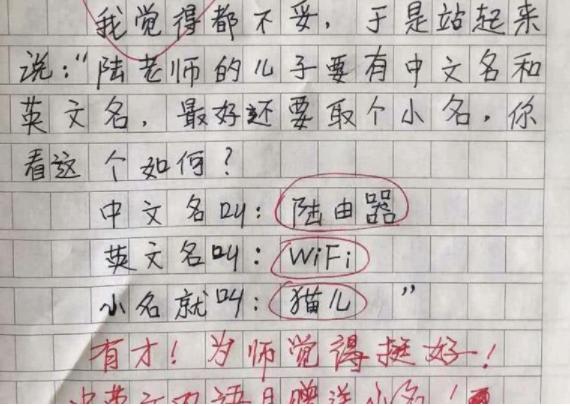 学生名字走红连名带姓只有两笔,小学生名字只有二笔走红