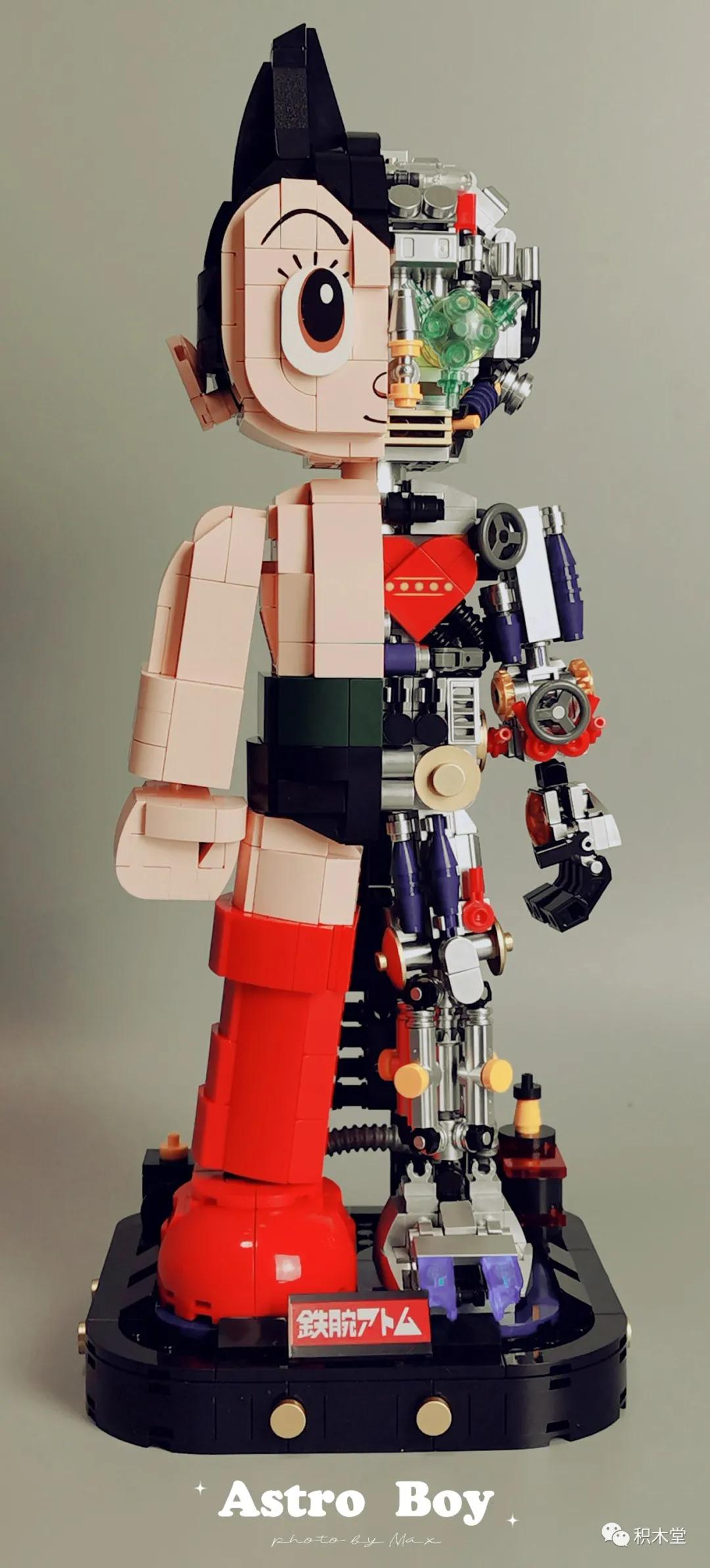 铁臂阿童木70周年展示盒,铁臂阿童木积木测评