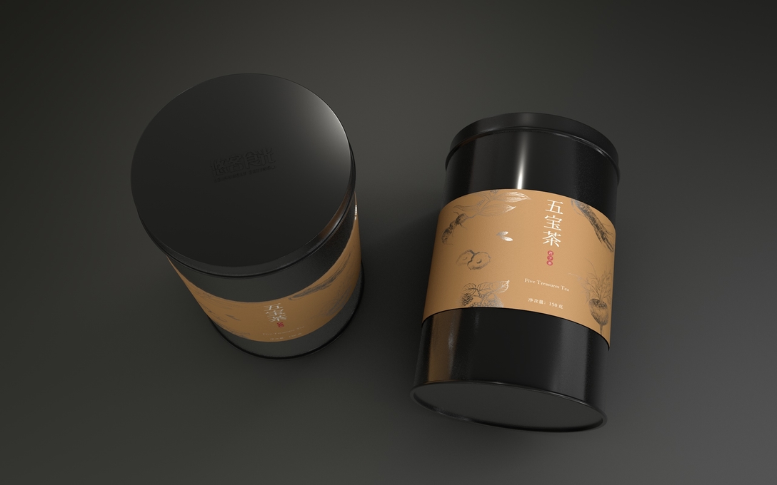 人参五宝茶包装设计,男人茶五宝茶的使用方法