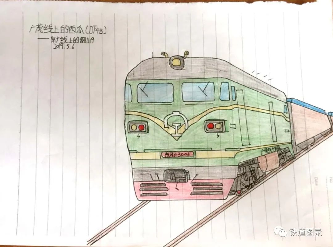 铁路人文:手绘火车