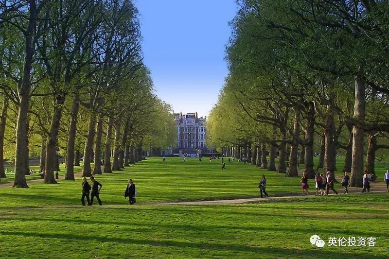 英国伦敦肯辛顿公园,伦敦富人区小众公园