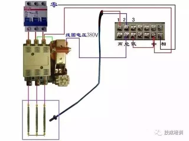 断路器按钮与接触器接线图,11种断路器接触器电气互锁接线图
