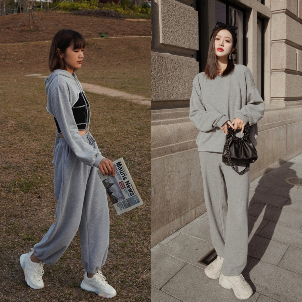 开春老爹鞋穿搭外套,春季穿老爹鞋热吗