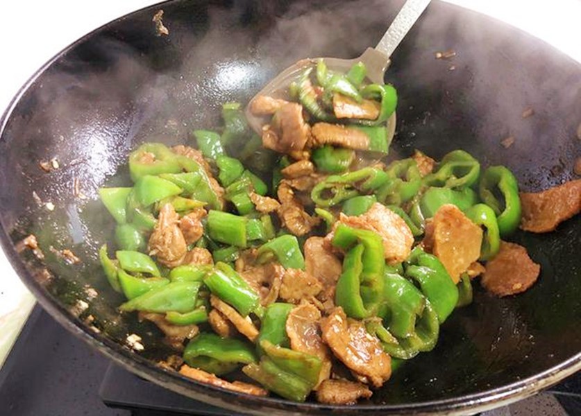 四季豆炒肉鲜嫩入味好吃又营养,炒肉去腥口诀