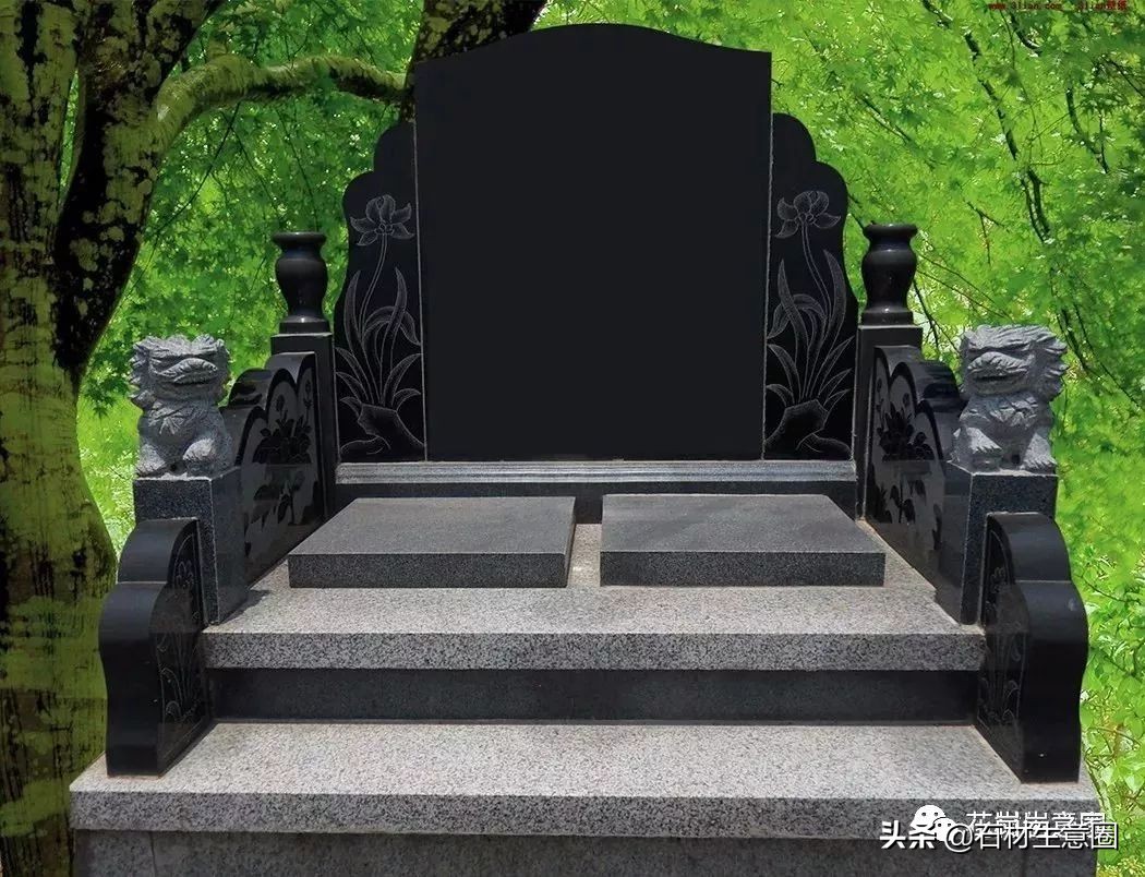 墓碑石材产地及价格,100种墓碑图片