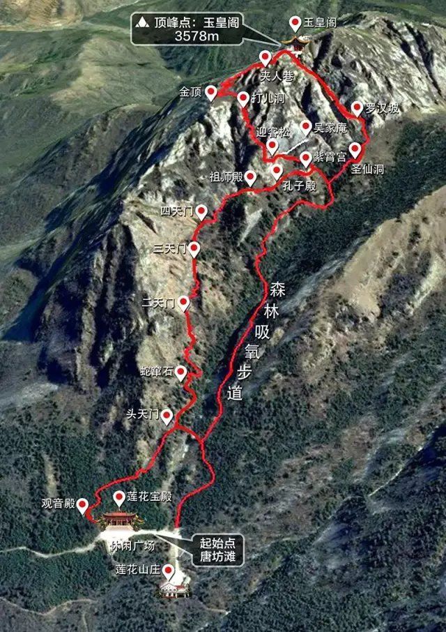 莲花山上莲花寺,莲花山普宁山顶